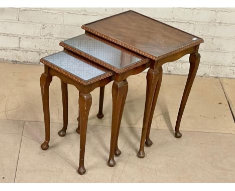 A vintage nest of tables. 