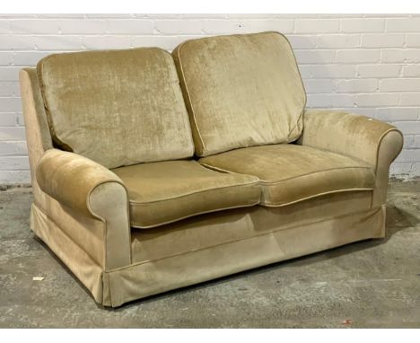 A vintage 2 seater sofa. 145cm 