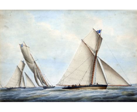 DEAN & CO., After JOHN ROGERS (19th century) British
The Mystery, Iron Yacht, 25 Tonnes, Property of Lord Alfred Paget, Winne