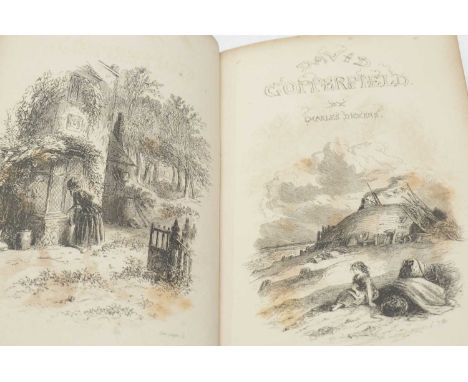 Dickens (Charles) The Personal History of David Copperfield, 8vo, gilt-calf, illus. by Hablot K. Browne, "Thiz", first editio