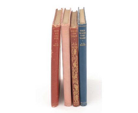 Milne (A.A.) Winnie the Pooh, 8vo, deluxe publisher's red and gilt full-sheep binding, illus. by E.H. Shepard, first edition,