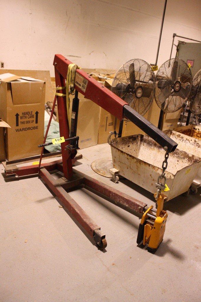 EXCELL MODEL W1000 2 TON PORTABLE ENGINE HOIST