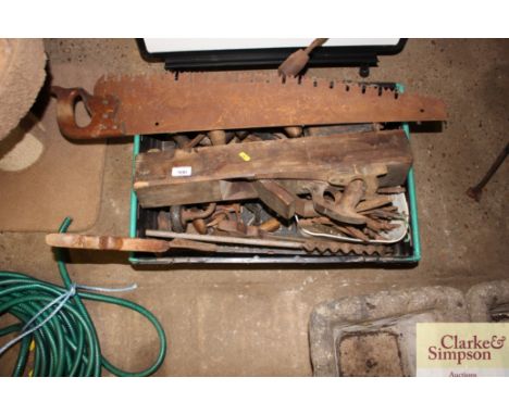 A quantity of various carpenters tools etc