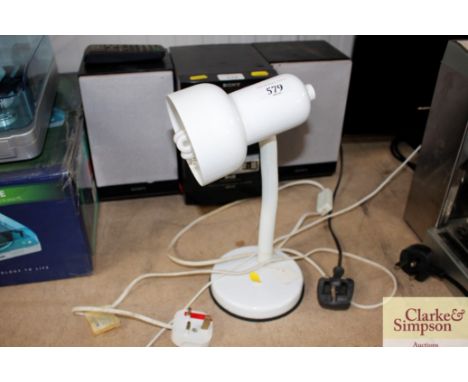 A desk lamp