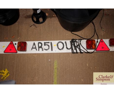 A trailer light board
