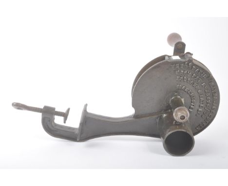 A mid 20th century Follows &amp; Bate Ltd cast iron marmalade cutter. The marmalade cutter marked 'The "Rapid" Marmalade Cutt