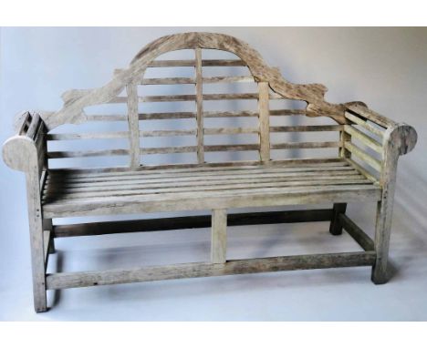 GARDEN BENCH, matching previous lot, 170cm W.