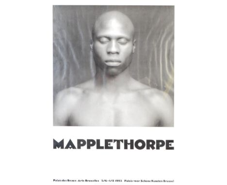 After&nbsp;Robert Mapplethorpe (1946-1989)
A 1993 Robert Mapplethorpe exhibition poster for Palais Des Beau Arts Bruxelles. F