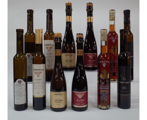 12 BOTTLES CANADIAN ICEWINE AND DESSERT WINEReif Estate Winery 2 x Select Late Harvest Vidal 2019 (37.5cl); Inniskillin Niaga