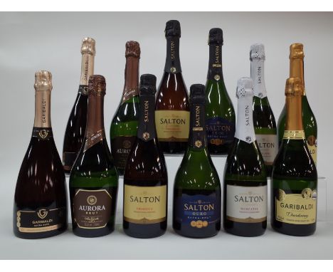 12 BOTTLES ITALIAN SPARKLING WINECooperativa Vinicola Garibaldi 2 x VG Extra Brut NV, Chardonnay Brut NV and 2 x Aurora Brut 