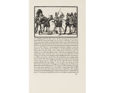 NO RESERVE Gregynog Press.- , The Autobiography of Edwards Lord Herbert of Cherbury, one of 300 copies, wood engraved illustr