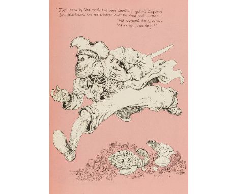 NO RESERVE Peake (Mervyn) Captain Slaughterboard Drops Anchor, second edition, pictorial title and colour illustrations by th