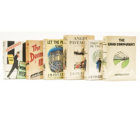 Priestley (J.B.) The Good Companions, light foxing, theatrical programme loosely inserted, 1929; Angel Pavement, 1930; They W