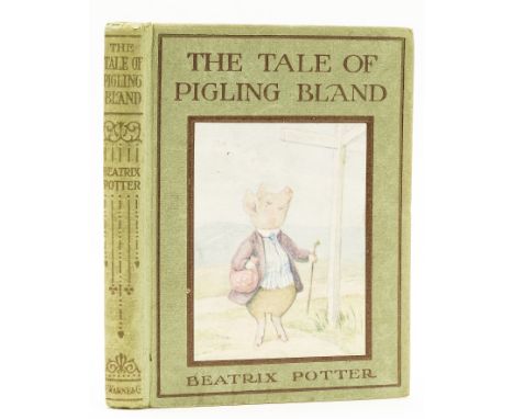 Potter (Beatrix) The Tale of Pigling Bland, first edition, first or second printing with date on title, colour frontispiece a