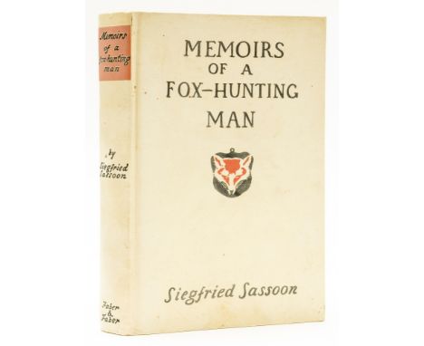 Sassoon (Siegfried) Memoirs of a Fox-Hunting Man, first illustrated edition, one of 300 copies signed by the author and illus