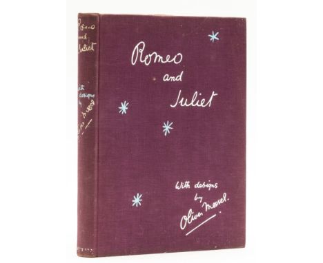 NO RESERVE Mosley (Diana).-  Mitford.- Shakespeare (William) Romeo and Juliet, signed dedication from Diana Mosley, tipped-in