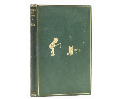 Milne (A. A.) Winnie-the-Pooh, first edition, illustrations by E.H.Shepard, contemporary ink ownership inscription to half-ti