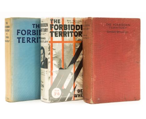 Wheatley (Dennis) The Forbidden Territory, early reprint with 40pp. publisher's catalogue for Spring 1933 at rear, signed pre