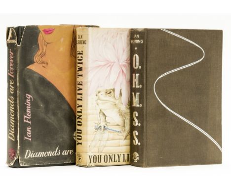 Fleming (Ian) Diamonds are Forever, first edition, original boards, mottling, dust-jacket, spine slightly browned, spine and 
