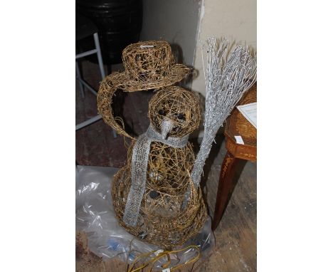 A large light up Snowman, shipping unavailable 