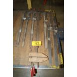 (7) Adjustable Steel Clamps