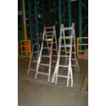 (3) A-Frame Ladders