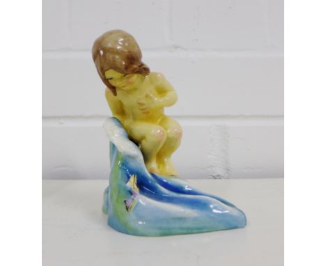 A Royal Worcester 'August' porcelain figure, modelled by F.G.Doughty, 14cm high 
