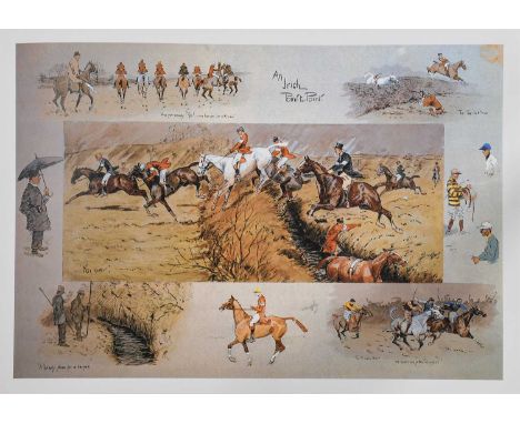 After Charles Johnson Payne "Snaffles" (1884-1967)"Being a selection of his hunting and racing prints"Bound cased volume, fro