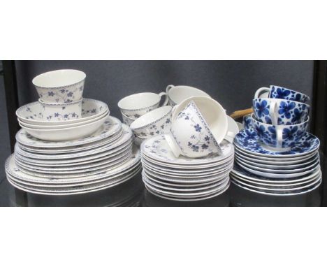 A Royal Doulton Yorktown part dinner service and a Swedish Ronstrand Mon Amie part tea set (qty)