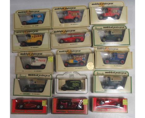 Matchbox Yesteryear - 44 model vans, cars and other vehicles, all in boxes, various Y series