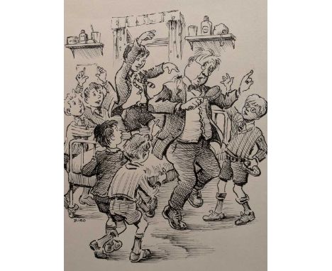 Val Biro (Hungarian/British. 1921-2014) Jennings an the poisonous spidersigned,pen and ink21.5 x 16.5cm (aperture size);toget