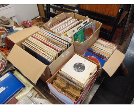 A qty of albums and singles inc. Beatles and Rolling Stones