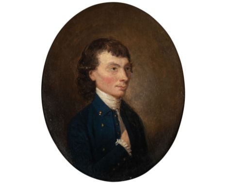 PORTRAIT OF A GENTLEMANOil on canvasImage size: 26 x 21cm. (10¼ x 8¼in.)Framed size: 32.5 x 27cm. (12.79 x 10.62in.)