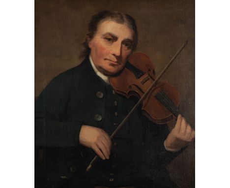 A PORTRAIT OF THE FIDDLER NEIL GOWOil on canvasImage size: 72 x 61cm. (28¼ x 24in.)Framed size: 88 x 78cm. (34¾ x 30¾in.)This