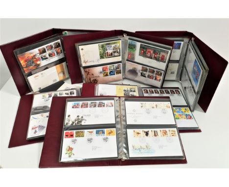 SIX ALBUMS OF FIRST DAY COVERSincluding nature, speed, Royal Family, Robert Burns, Concorde, Big Ben, Fire and Rescue Service