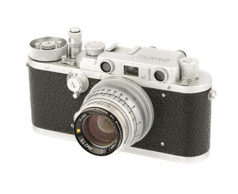 A Premier Instruments Military Kardon Rangefinder Camera, 1954, chrome, serial no. 1188, with Kodak Ektar f/2 47mm lens, chro