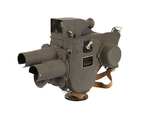 A Cunningham Combat Camera Model C, 1945, serial no. 59, with Bausch &amp; Lomb Baltar f/2.3 35mm, serial no. AS274, f/2.3 75