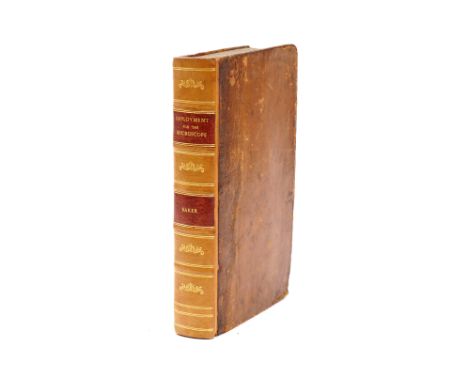 BAKER, Henry, Employment for the Microscope, printed for R Dodsley, at Tully's Head in Pall Mall, second edition, c.1764, 17 