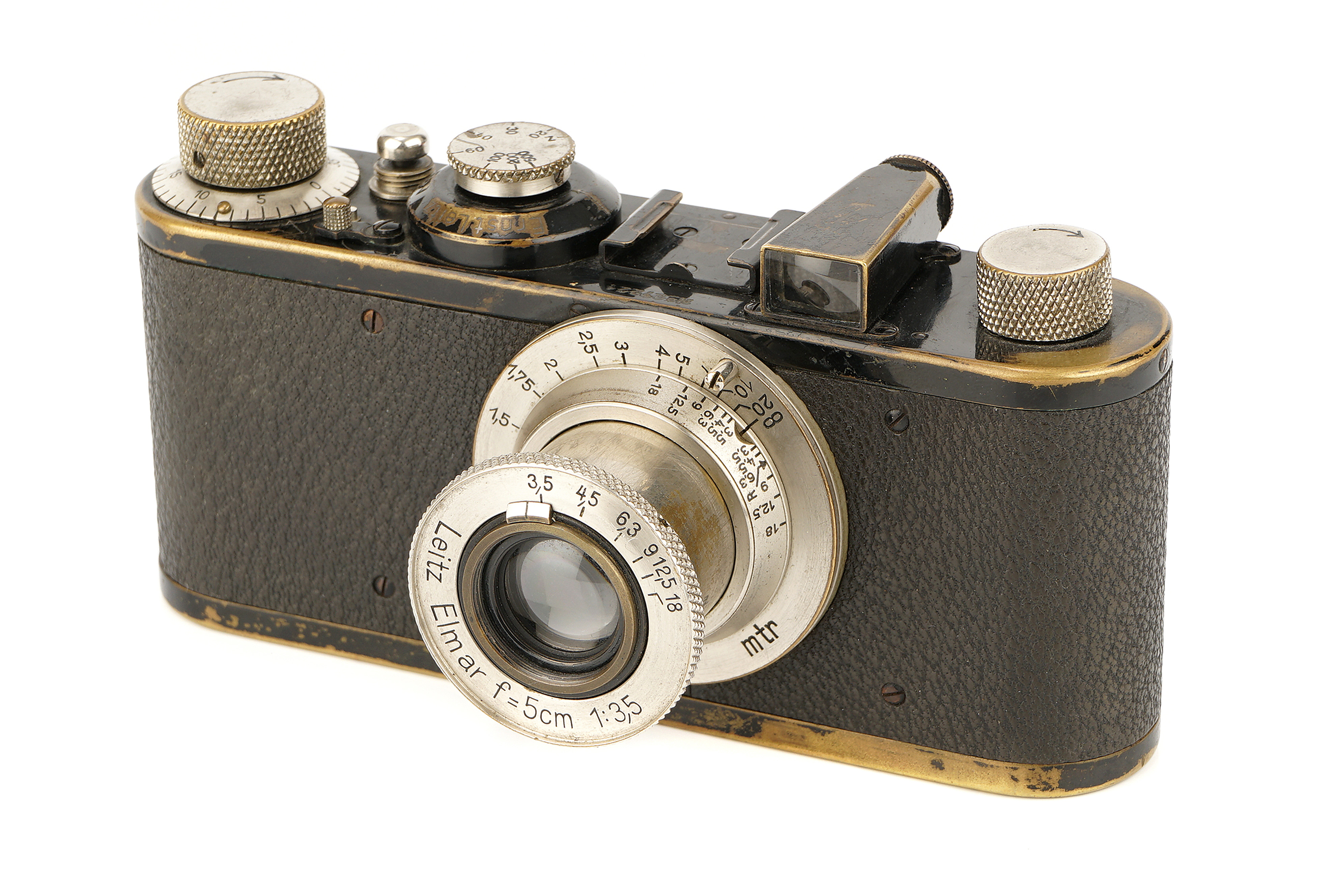 A Leica I Model C Camera, 1930, black, serial no. 27221, with Leitz