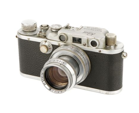 A Reid &amp; Sigrist Reid III Rangefinder Camera, 1951-53, chrome, serial no. P1344, with Taylor Hobson Anastigmat f/2 2" len