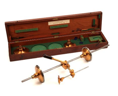 English, Circa 1879, signed along the handle ‘WORTHINGTONS’ PATENT GRAPHARC No.00000’, and with a trade label in the lid of t