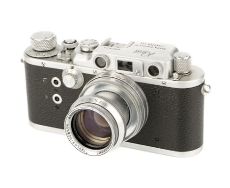 A Reid &amp; Sigrist Reid IIIa Rangefinder Camera, 1953-64, chrome, serial no. P1975, with Taylor Hobson Anastigmat f/2 2" le