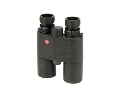 A Pair of Leitz Geovid 10x42 HD 'Demonstration' Binoculars, black, serial no. 1929522, body, VG-E, optics, VG-E, some very li
