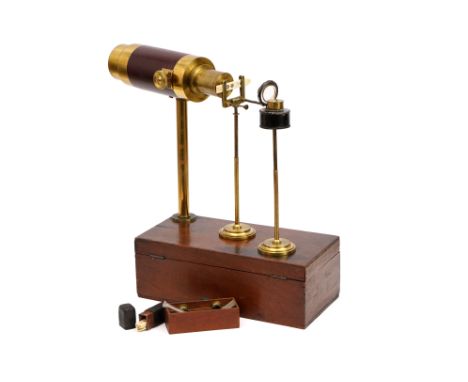 A Compound Cary 'Lucernal' Microscope Outfit, English, c.1810, engraved 'CARY LONDON' to inner drawer, mahogany case with cir