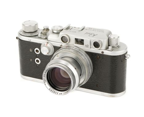 A Reid &amp; Sigrist Reid IIIa Rangefinder Camera, 1953-64, chrome, serial no. P3268, with Taylor Hobson Anastigmat f/2 2" le