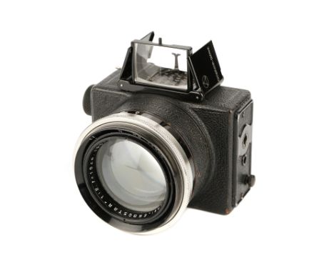 An Ernemann 'Er-Nox' Ermanox 4.5x6cm Camera, 1924, black, serial no. 1184826, with Ernemann Anastigmat Ernostar f/2 100mm len