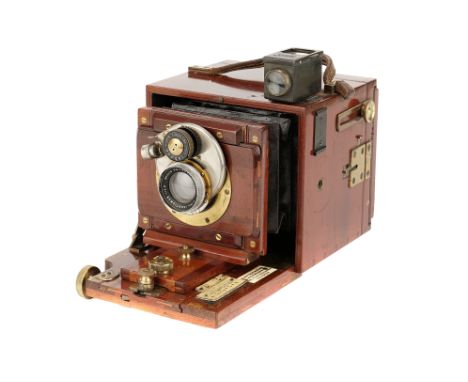 A W. Watson &amp; Sons Alpha Hand &amp; Stand Camera, 1892, 3¼×4¼, serial no. 11626, with R &amp; J Beck Isostigmar f/5.8 4.7