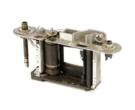 A Leica IIIc Betriebsk-Kamera No.11 Chassis, engraved to rangefinder housing 'Betriebs-K No.011' and above film gate 'Betrieb