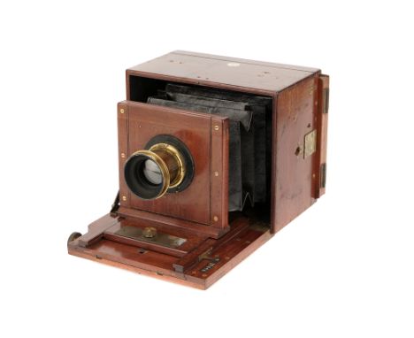 A W. Watson &amp; Sons Alpha Hand &amp; Stand Camera, 1892, 4¾x6¼, serial no. 9917, with Ross Rapid Symmetrical 8x5 Waterhous