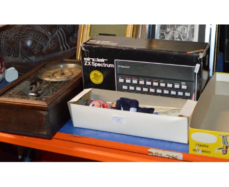 VINTAGE BOXED PELHAM POLICEMAN PUPPET, SINCLAIR SPECTRUM ZX IN BOX &amp; STRIKING CLOCK     